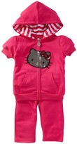 Thumbnail for your product : Hello Kitty Short Sleeve Hoodie & Capri Set (Little Girls)