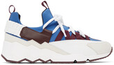 Thumbnail for your product : Pierre Hardy Blue Trek Comet Sneakers