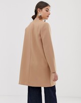 Thumbnail for your product : ASOS DESIGN coat with notch lapel