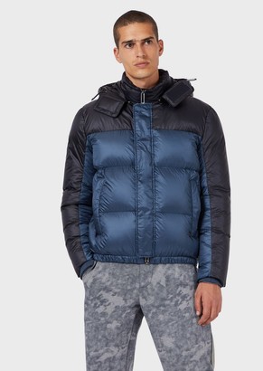 armani jeans padded jacket