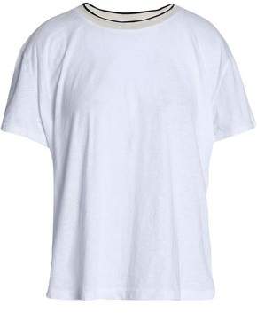 Velvet by Graham & Spencer Slub Cotton-jersey T-shirt