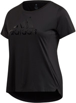 Thumbnail for your product : adidas Womens Glam On Badge Of Sport Tee Plus