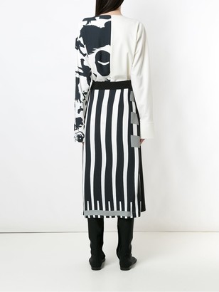 Gloria Coelho Detachable Skirt Midi Dress