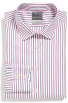 Thumbnail for your product : Thomas Dean Regular Fit Non-Iron Stripe Dress Shirt