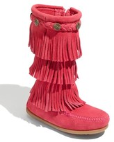 Thumbnail for your product : Minnetonka Fringe Boot (Walker, Toddler & Little Kid)