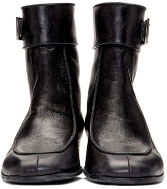 Saint Laurent Black Miles 30 Age Boots
