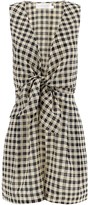 Thumbnail for your product : Zimmermann Monochrome Mystic Knot Playsuit