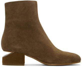 Alexander Wang Tan Suede Kelly Boots