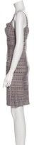 Thumbnail for your product : Herve Leger Plaid Print Mini Dress Grey