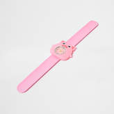 Thumbnail for your product : River Island Girls pink pig snap on watch