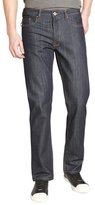 Thumbnail for your product : Andrew Marc New York 713 Denim & Leathers by Andrew Marc indigo blue raw denim straight leg jeans
