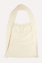 Thumbnail for your product : LAUREN MANOOGIAN Bindle Fringed Alpaca And Wool-blend Shoulder Bag - White