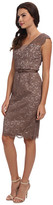 Thumbnail for your product : Maggy London Cap Sleeve Baroque Lace Scallop Trim Dress