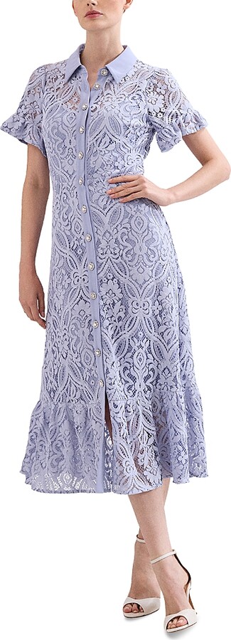 Phase Eight Carmine Lace Midi Dress