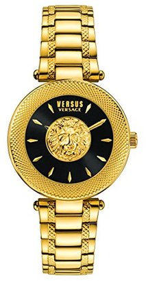 Versus By Versace Women's 'BRICK LANE' Quartz Stainless Steel Casual Watch, Color:Gold-Toned (Model: S64040016)