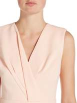 Thumbnail for your product : Adrianna Papell Sleeveless crepe shift dress with ruffle bust
