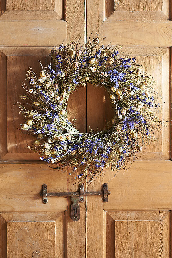 Ultra Violet Dried Wreath at Terrain
