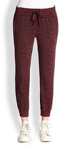 Thumbnail for your product : Current/Elliott The Slim Vintage Leopard-Print Sweatpants