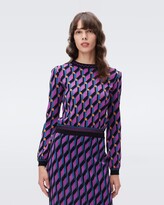 Thumbnail for your product : Diane von Furstenberg Iggy Jacquard Sweater