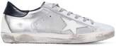 Thumbnail for your product : Golden Goose 20mm Super Star Metallic Leather Sneaker