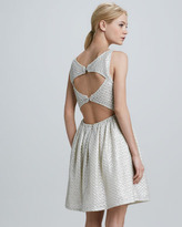 Thumbnail for your product : Alice + Olivia Jacquard Cutout-Back Dress