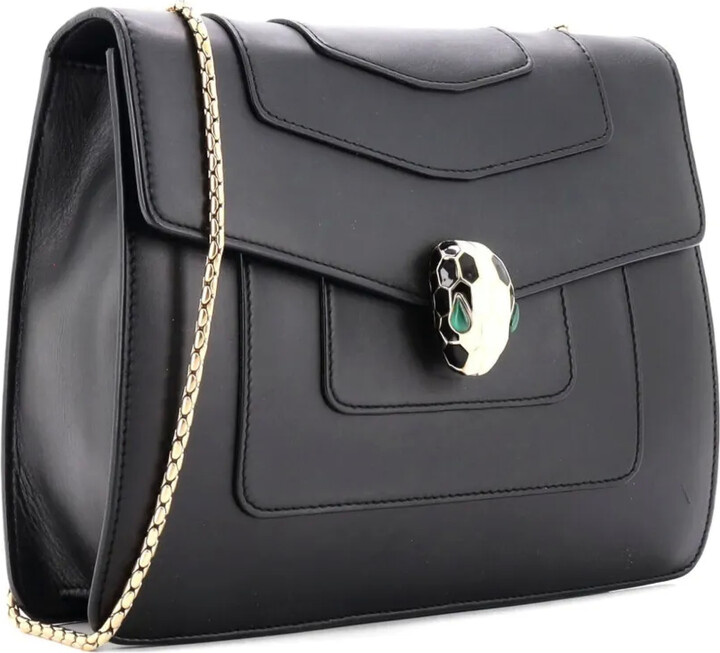 Bvlgari Pre-Owned Serpenti Forever Square Leather Medium shoulder bag