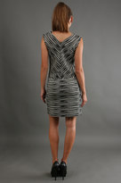 Thumbnail for your product : Phoebe Couture Phoebe Sleeveless Stripe Dress in Black Multi
