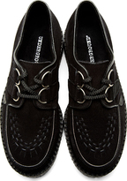 Thumbnail for your product : Underground Black Suede Wulfrun Platform Shoes