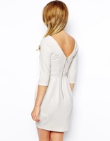 Thumbnail for your product : Closet Textured Pencil Dress With 3/4 Sleeve