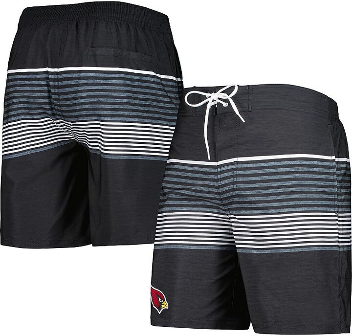 Men's G-III Sports by Carl Banks Black Arizona Cardinals Coastline Volley Swim Shorts