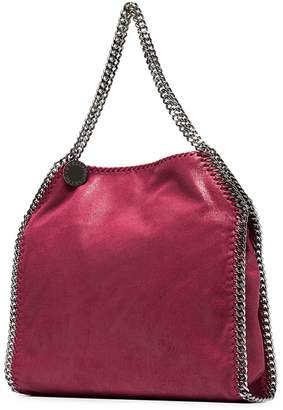 Stella McCartney red falabella small shaggy deer tote