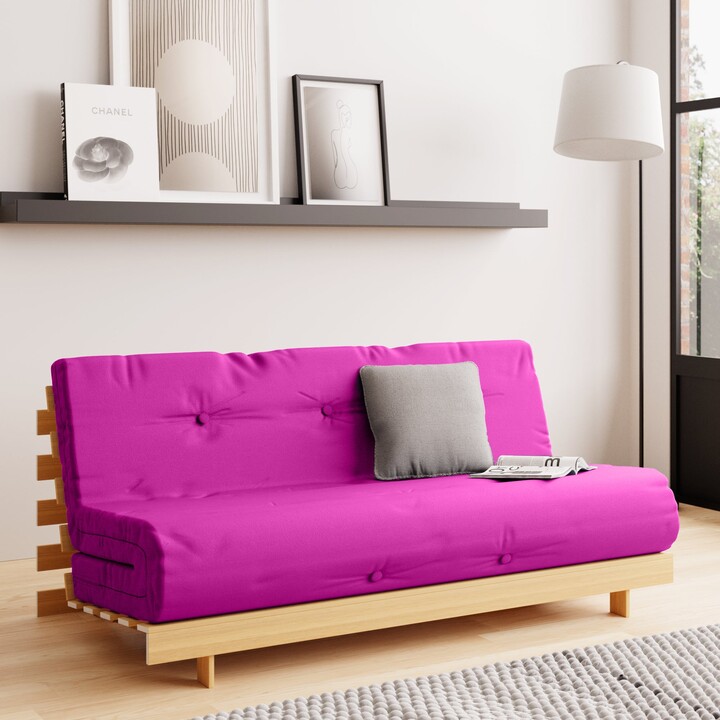Dunelm Mito Double Futon Pink ShopStyle Bunk Beds & Lofts