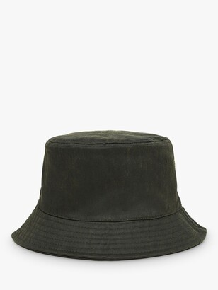 MANGO Macallan Cotton Bucket Hat, Beige/Khaki