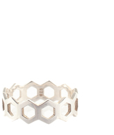 Thumbnail for your product : Jennifer Zeuner Jewelry Sterling Silver Geometric Band Ring Size 7 New