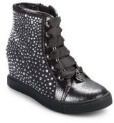 Thumbnail for your product : Stuart Weitzman Girl's Jeweled Wedge Sneakers