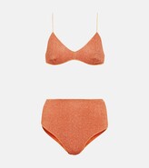Thumbnail for your product : Oseree Deanna metallic bikini