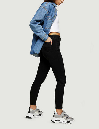 Topshop Jamie skinny high-rise stretch-denim jeans