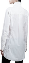 Thumbnail for your product : Donna Karan Notched Lapel Tabbed Collar Tunic
