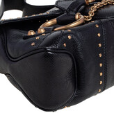 Thumbnail for your product : Gucci Black Lizard and Leather Horsebit Shoulder Bag