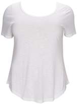 Thumbnail for your product : Evans White Short Sleeve T-Shirt