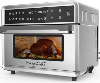 Mega Chef 10 in 1 Electronic Multifunction 360 Degree Countertop Convection Oven 120 V 1800 W