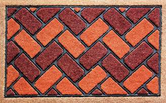 Dandy Red Brick Coir and Rubber Doormat