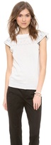 Thumbnail for your product : RED Valentino Flutter Sleeve Knit Top