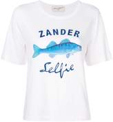 Thumbnail for your product : Antonia Zander fish print T-shirt