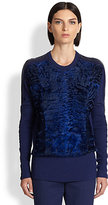Thumbnail for your product : Reed Krakoff Astrakhan Paneled Sweater