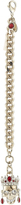Alexander McQueen Bracelet chaîne avec charm tête de mort