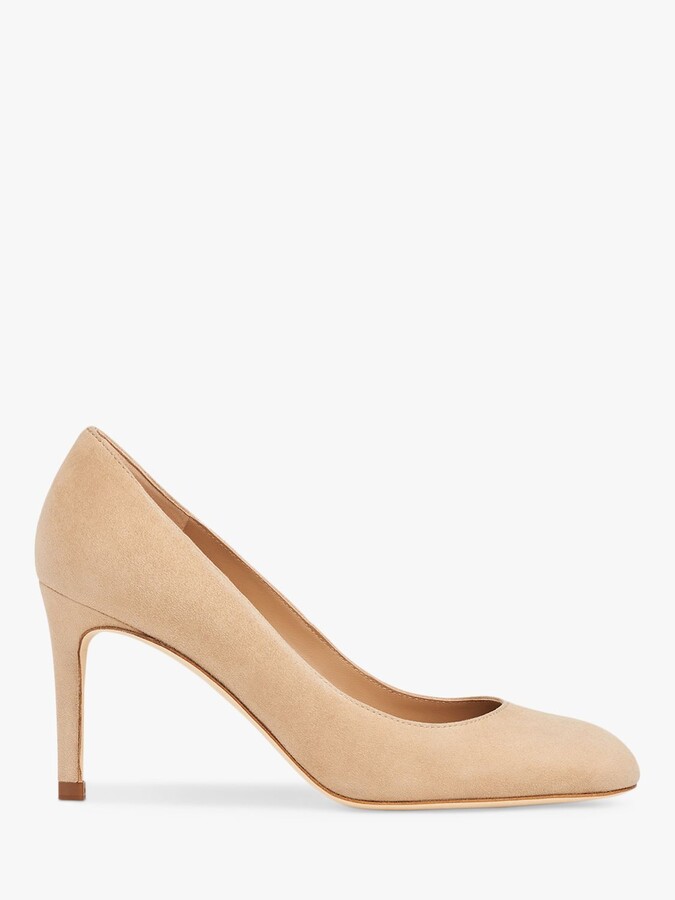beige stiletto heels