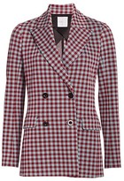 Thumbnail for your product : Rosetta Getty Check Double Breasted Blazer