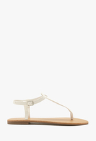Thumbnail for your product : Forever 21 Faux Leather T-Strap Sandals