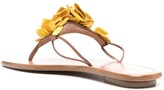 Thumbnail for your product : Aquazzura Bougainvillea flat thong sandals